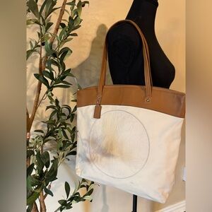 Coach Cream Tote Bag